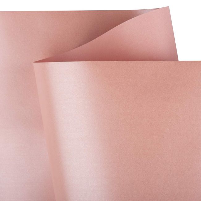  RUSPEPA Pink Wrapping Paper Solid Color for Wedding