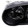 For 2001-2002 Toyota Corolla JDM Headlight Headlamp Black+Corner 4 Pc Left+Right