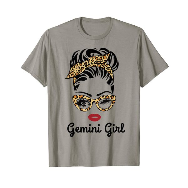 Gemini Girl Wink Eye Woman Face Wink Eyes Gemini Zodiac T-Shirt