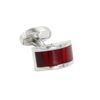 Ruby Stone Red Cufflinks | Ruby 40th Wedding Gift | Husband Present | Premium Cuff Links | Groomsmen Cufflinks