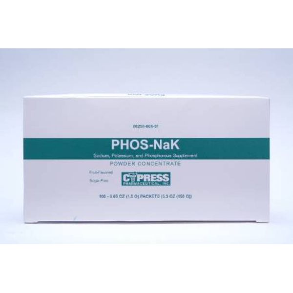 Cypress Pharmaceutical Inc Phos-Nak Powder - 100/box - Qty of 100 - Model OTC00601