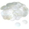TOHO #600 Spangle Turtle Shell Approx. 0.4 inches (10 mm), Transparent Aurora, Approx. 120 Sheets