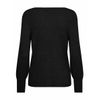 ONLY Women's ONLATIA L/S V-Neck Cuff KNT NOOS Strickpullover, Black, M
