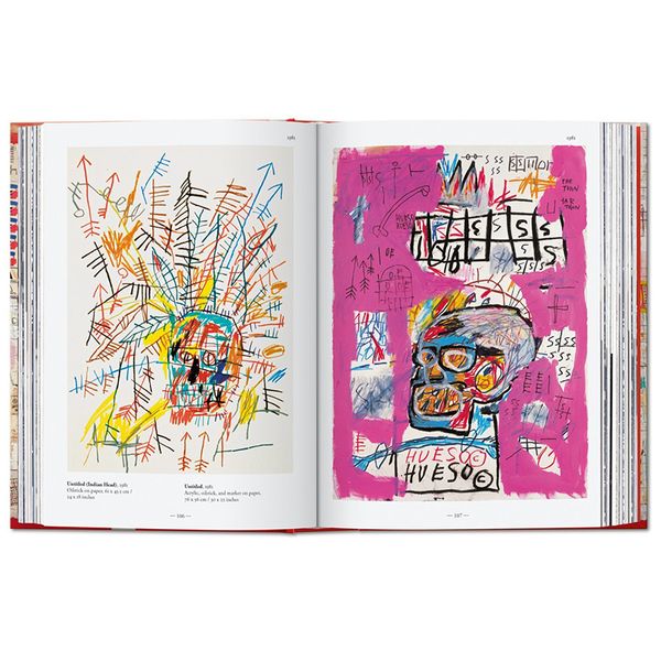 【现货】【Taschen40周年 纪念版】Jean-Michel Basquiat. 40th Ed. 巴斯奎特 美国涂鸦 艺术家 现当代新艺术 英文原版图书籍进口正版 画册