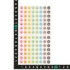 82388-006 Day planner sticker/sticker, Peel and Stick Feeling Sticker [Face pattern]