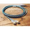 WAGNUS. Earphone Audio Upgrade Cable Recalable Easter Lily 3.5mm 3 Pole Plug MMCX type