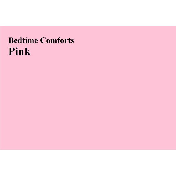SHORTY BED SMALL SINGLE FITTED SHEET 2'6 X 5'9 (30" X 69") 300 Thread Count Percale (Pink, 8" Depth)