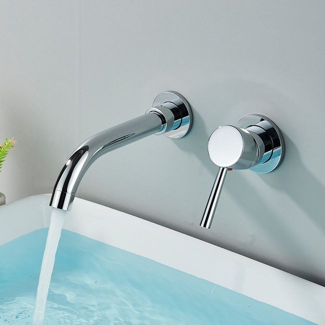 Wall Mounted Single Lever Hot and Cold Water Shower Bath Mixer