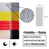 Refractive Stickers Diamond Maxi Flat for Motorbikes, Red