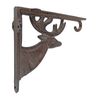 2 Cast Iron Deer Shelf Bracket Hook Corner Accent Brace Rustic 8.75 in x 6.5 in