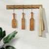 FameFame 14Inch Bamboo Paddle with Holes, Solid Wood Paddle with Smooth Surface, 1 Pack,1