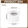 uxcell 10pcs PVC DWV Reducer Bushing 3/4" x 1/2" (Socket x Socket) Thread Coupling Connector PVC Pipe Reducer Adapter Fitting White