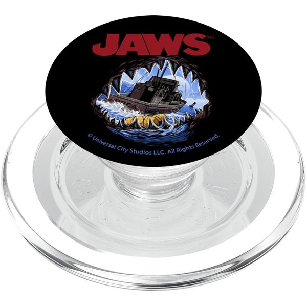 Jaws Ship In Mouth Poster PopSockets MagSafe PopGrip for iPhone