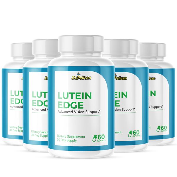 Lutein Edge- Eye Support- 5 Bottles- 300 Capsules