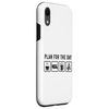 iPhone XR Camping Plan For The Day Motorhome Beer Coffee Campfire Case