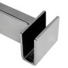20 Pc 3" Chrome Slatwall Hangrail Bracket Hold 1-3/4" X 1/2" Rectangular Tube