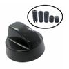 Oven Cooker Black Hob Flame Burner Hotplate Control Switch Knobs CDA (Pack of 6)
