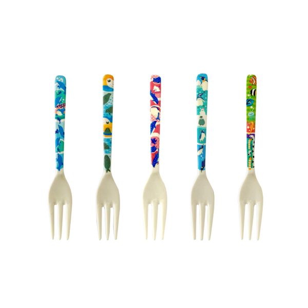 Melamine Spoon Fork Cutlery Set (5 Forks 1 Set)