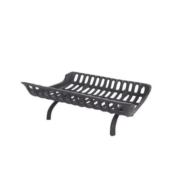 G1024  HYC Basket Style Cast Iron Fireplace Grate with 2 1/2 Inch Legs