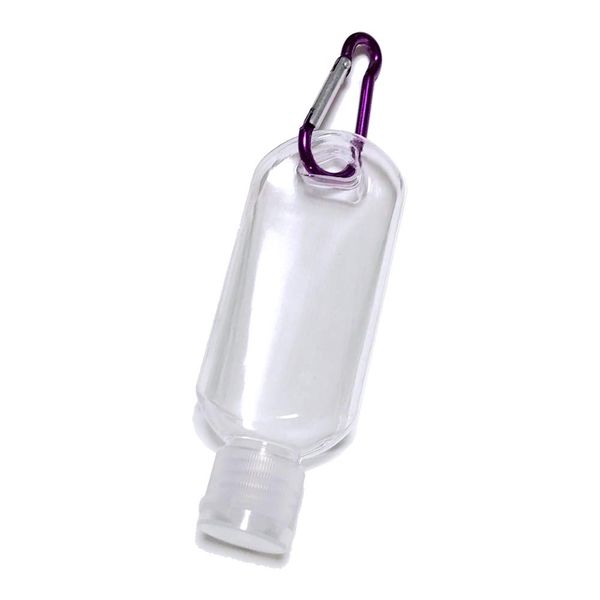 Disinfecting Solution, Disinfectant Solution, Lotion, Etc, Divided Bottle, Container, Includes Carabiner Hook, Set of 3