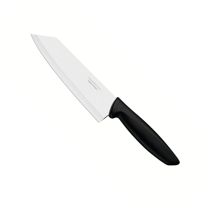 Tramontina 23443/106 Tramontina Santoku Knife, Plenus, 5.9 inches (150 mm), Black, Stainless Steel, Small Knife, Dishwasher Safe, Ultra Lightweight, Made in Brazil