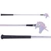 NETPROSHOP Children's Riding Whip Jumping Stick 65 cm Unicorn or Star Colour: Silver Glitter