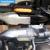 KSHOSIYOK LED Turn Signal Bike Mini Handlebar Flowing Sequential Micro E-Mark Waterproof M8 General Purpose