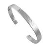 The Mexican Collection Solid Hallmarked 925 Sterling Silver Cuff Hammered Handmade Bracelet Gift Boxed