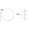 Double Concave Lens, 200mm Focal Length, 1.5" (38mm) Diameter - Eisco Labs