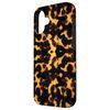 iPhone 16 Tortoise Shell Brown & Orange Exotic Turtle Shell Smartphone Case