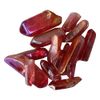 VIE Electroplated Quartz Points, 2-3cm, Pack of 6, Red