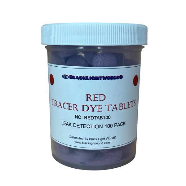 Tracer Dye Red Tablets 100 Pack