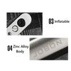 Retro Rocker Cigar Cigarette Jet Torch Refillable Butane Lighter in Rainbow