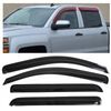For 2014-2018 Silverado Sierra Crew Cab Window Visors Rain Sun Guard Deflector