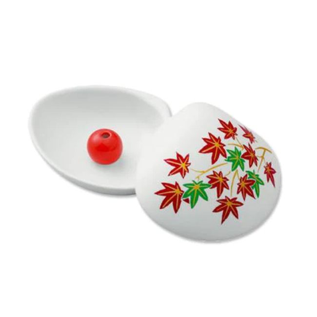 Shellfish combination incense plate, autumn leaves, white, incense hall, stylish incense, incense stick, pleasant scent, incense, moving funeral. FUNE