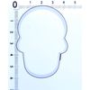 Skull Stainless Steel Cutter - 80mm
