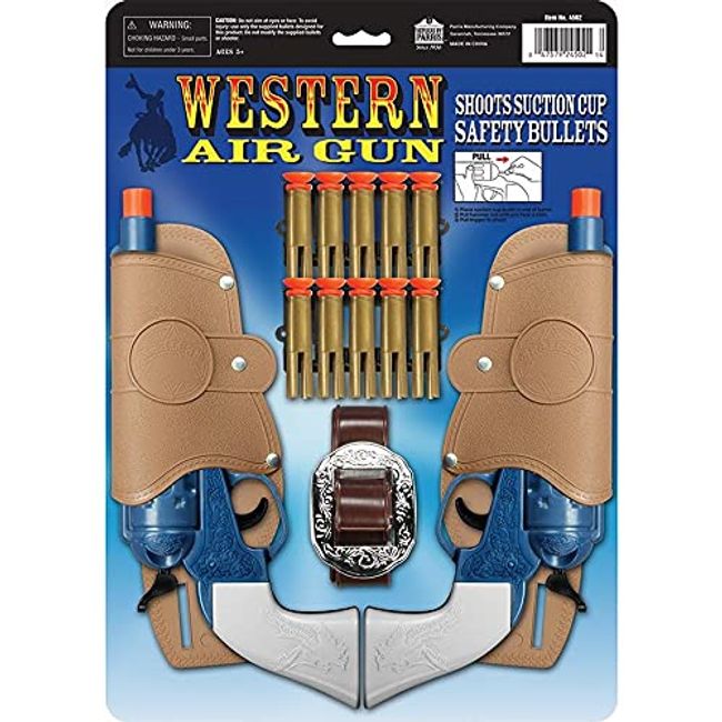 PARRIS CLASSIC QUALITY TOYS EST. 1936 Air Pistol Double Holster Set