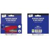 Just Stationery Stapler with 500 No 26 Staples, Assorted Colours