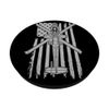 AH64 Apache Military Helicopter American Flag AH64 PopSockets Swappable PopGrip