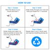 MillSTEPS Lung Exerciser & Mucus Removal Device(Blue)