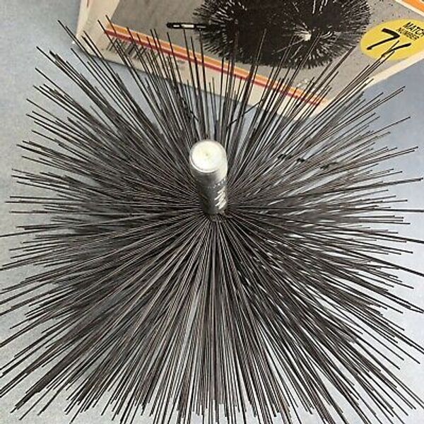 8" Round Wire Kleen Flue Chimney Cleaning Brush in Original Box New