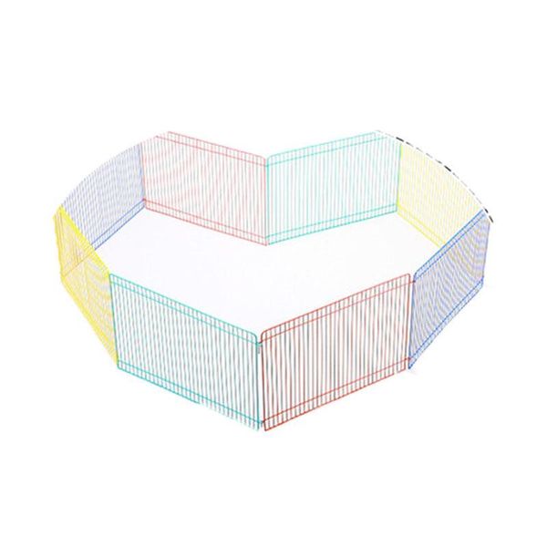 Rainbow Ventilated Hamster Cage Fence Set - Colorful