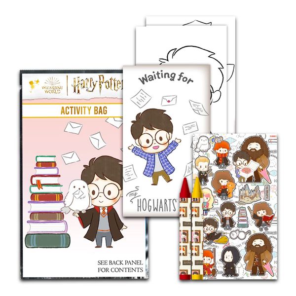 Harry Potter Birthday Party Favors Set - Bundle with 24 Harry Potter Play Packs | Mini Coloring Books, Stickers, and More for Goodie Bags (Harry Potter Party Supplies)