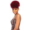 Janet Collection Playful Pineapple SPIRAL Ponytail (BURG)