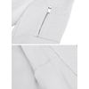 MAGCOMSEN Mens White Jacket Lightweight Windbreaker Jackets Casual Bomber Jacket Light Spring Jackets,L