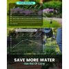 RAINPOINT Sprinkler Timer 2 Outlet, Water Timer for Garden Hose, Programmable Drip Irrigation Timer for Yard Outdoor Watering, Rain Delay/Manual/Automatic System Controller 2.5" LCD, V2