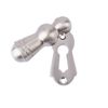 Dart Lined Bell Covered Escutcheon - Satin Nickel
