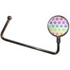 BadgeBeast.co.uk Rainbow Star Pattern - Handbag Table Hook Hanger