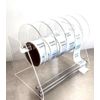 10 Inch, Heavy Duty Adjustable 6-Disk Label Dispenser, by Quality IZ