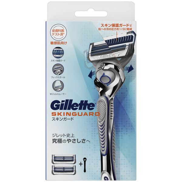 Gillette Skin Guard, Razor, Main Unit, 1 Replacement Blade, 2 Included, 1 of the Body
